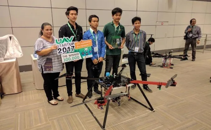 นศ.มจธ. สร้าง UAV ช่วยเกษตรกรสวนมะพร้าวด้วยเทคโนโลยีระบบอัตโนมัติตอบโจทย์ไทยแลนด์