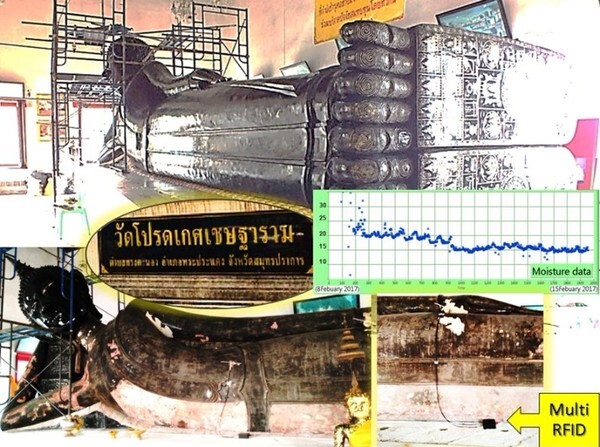 อจ. มทร. สุวรรณภูมิฯ สร้างเซนเซอร์อาร์เอฟไอดีตรวจสอบโบราณสถานชิ้นแรกของไทย