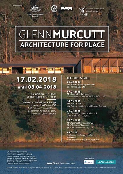 ส.สถาปนิกสยามฯ เตรียมจัดงาน 'Glenn Murcutt : Architecture For Place’