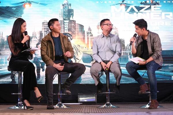 “หมาก ปริญ” ร่วมการันตีหนังฟอร์มยักษ์ สนุกครบทุกความมันส์ ในงานเปิดตัว “Maze Runner : The Death Cure Thailand Premiere”