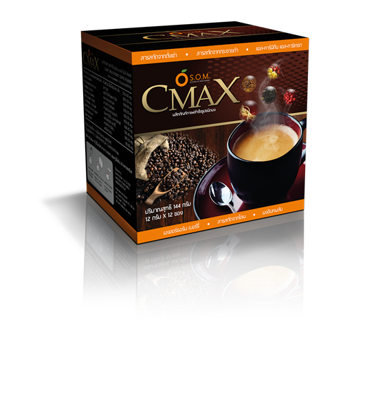 ผลิตภัณฑ์กาแฟสำเร็จรูปชนิดผง S.O.M. CMAX (เอส.โอ.เอ็ม ซีแมคซ์)