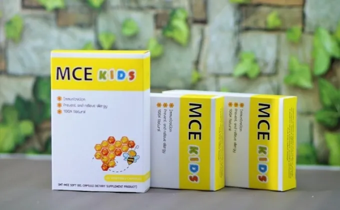 MCE KIDS อาหารเสริมป้องกันอาการภูมิแพ้สำหรับเด็ก