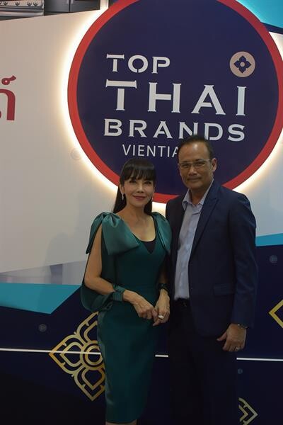ประสบความสำเร็จสวยงาม TOP THAI BRANDS 2018 ยิ่งใหญ่ ความร่วมมือการค้าไทย-ลาว “ขวัญ-ตั๊ก” นำทีมดาราร่วมงาน