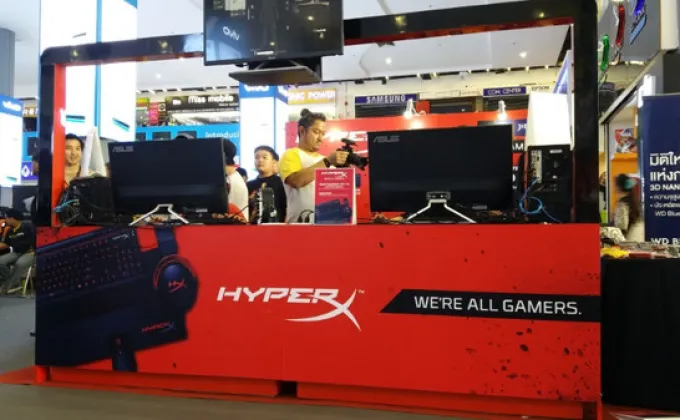 HyperX ยกทัพเกมมิ่งเกียร์อวดโฉมในงาน