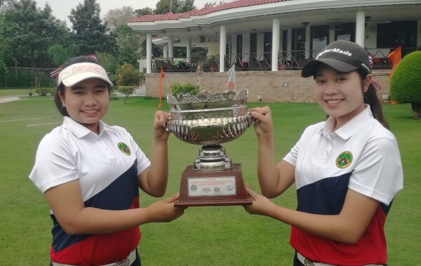 สองเยาวชนหญิง คว้าแชมป์กอล์ฟสมัครเล่น การแข่งขันรายการ "The 3rd PGF Ladies Amateur Golf Championship" ณ สนามกอล์ฟอิสลามมาบัด ประเทศปากีสถาน