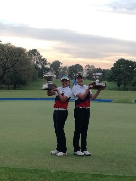 สองเยาวชนหญิง คว้าแชมป์กอล์ฟสมัครเล่น การแข่งขันรายการ "The 3rd PGF Ladies Amateur Golf Championship" ณ สนามกอล์ฟอิสลามมาบัด ประเทศปากีสถาน