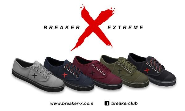 “ เบรกเกอร์ ” เปิดตัว “ BREAKER X ” รองเท้าผ้าใบซีรี่ส์ใหม่สายพันธุ์เอ็กซ์ตรีม