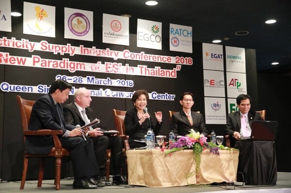 ภาพข่าว: นายกสมาคมผู้ผลิตไฟฟ้าเอกชน ร่วมเสวนา “บทบาทและการปรับตัวของผู้มีส่วนเกี่ยวข้องในวงการ อุตสาหกรรมไฟฟ้าไทยในอนาคต”