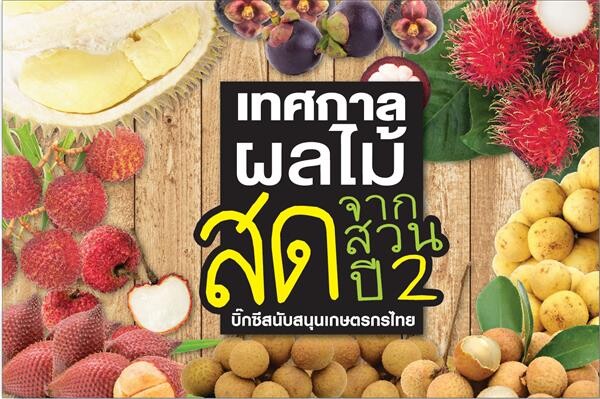 ภาพข่าว:  “บิ๊กซี” เอาใจคนรักผลไม้ ชวนชิมช้อปผลไม้อร่อย คุณภาพดี สดส่งตรงจากสวน ใน “เทศกาลผลไม้สดจากสวน ปี 2”