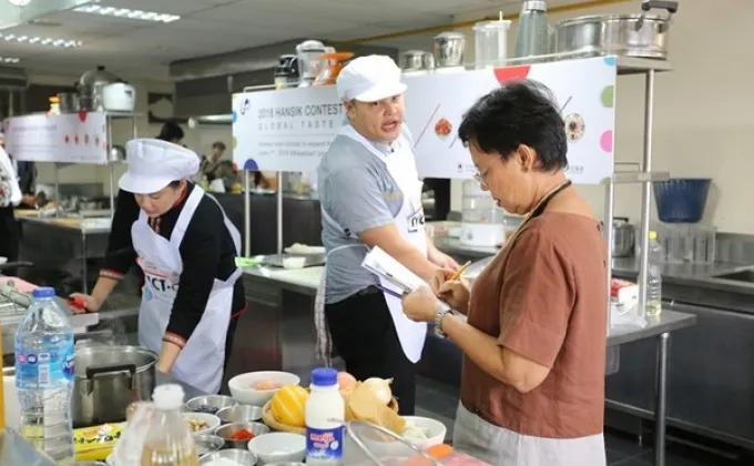 สถานทูตเกาหลีจัดกิจกรรมการแข่งขันทำอาหาร