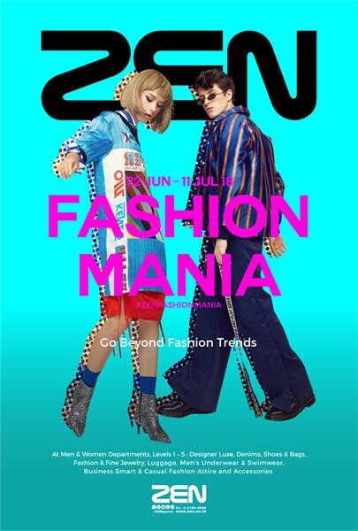 แฟชั่นนิสต้า อย่าพลาด! งาน “ZEN Fashion Mania” ช้อปสินค้าคอลเลคชันใหม่ ลดสูงสุด 30% !!