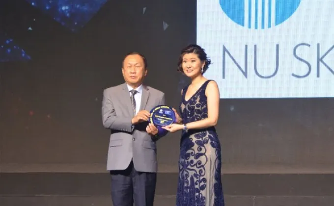 ภาพข่าว: นู สกิน รับรางวัลส่งเสริมจรรยาบรรณการขายตรงโลกระดับทองคำ