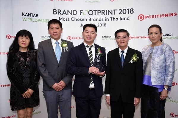 ภาพข่าว: กะทิอัมพวา คว้ารางวัล Brand Footprint Award 2018