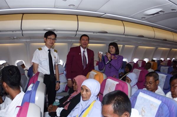 การบินไทยจัดเที่ยวบินพิเศษรวม 14 เที่ยวบิน นำผู้แสวงบุญฮัจย์ ประจำปี 2561 สู่ประเทศซาอุดีอาระเบีย