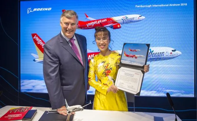 เวียตเจ็ททำสัญญาซื้อเครื่องบินล็อตใหม่กับโบอิ้งและแอร์บัส
