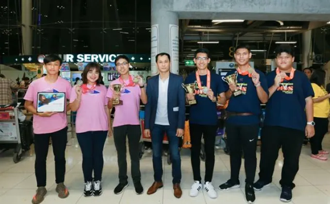 สุดปลื้มต้อนรับ 6 เยาวชนไทยคว้าแชมป์โลก