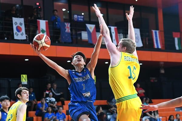 รายงานผลการแข่งขันบาส “FIBA U18 ASIAN CHAMPIONSHIP 2018” (คู่เปิดสนาม) ทีมชาติออสเตรเลีย กับ ทีมชาติไทย
