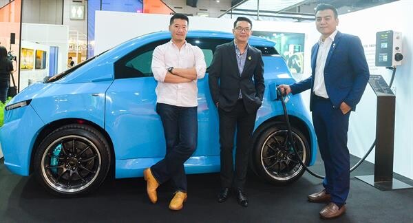 ภาพข่าว: EA Anywhere โชว์นวัตกรรมสุดล้ำ MINE Mobility ยานยนต์ไฟฟ้าของไทย ในงานบ้านและสวนแฟร์ Midyear 2018