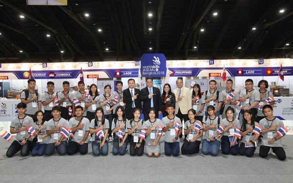 มูลนิธิเอสซีจีนำนักเรียนทุนอาชีวะฝีมือชน คนสร้างชาติ ร่วมชมการแข่งขัน WorldSkills ASEAN Bangkok 2018