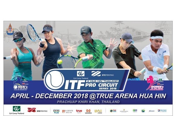 เริ่มต้นอีกครั้งในวันที่ 24 กันยายน 2561 นี้กับการเปิดศึกเทนนิสอาชีพ “Cal-Comp & XYZ Printing ITF Pro Circuit 2018” ที่ทรู อารีน่า หัวหิน