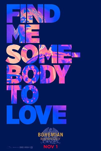 ทีวีไกด์: "Find me somebody to love" โปสเตอร์ล่าสุดจาก Bohemian Rhapsody
