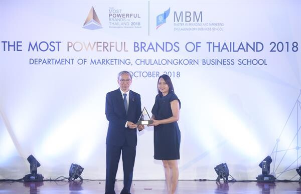 ซัมซุง คว้า 2 รางวัลจาก “The Most Powerful Brands of Thailand 2018”