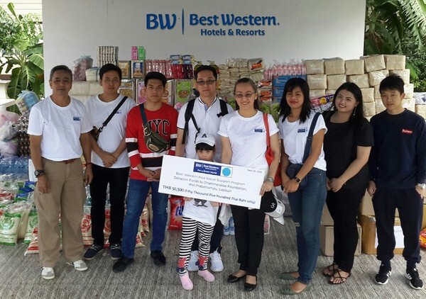 เบสท์เวสเทิร์น โฮเทลแอนด์รีสอร์ท แบ่งปันน้ำใจให้น้อง มอบทุนช่วยเหลือเด็กด้อยโอกาสในประเทศไทย รวมกว่า 120,000 บาท	