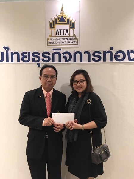 ภาพข่าว: TK.PALACE HOTEL & CONVENTION บริจาคเงินทอดกฐินประจำปี2561กับสมาคมไทยธุรกิจท่องเที่ยว(ATTA)