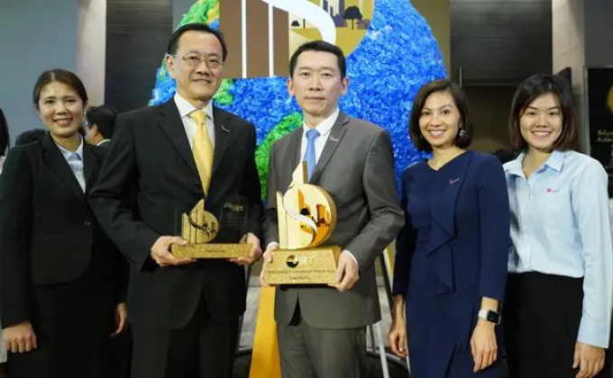 ภาพข่าว: ไทยออยล์คว้า 2 รางวัลด้านความยั่งยืนจากตลาดหลักทรัพย์แห่งประเทศไทย