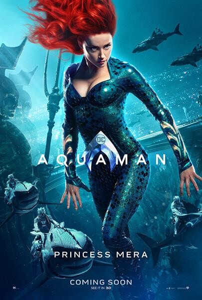 "Aquaman" จัดเต็ม 7 โปสเตอร์คาแรคเตอร์สุดอลังการ พร้อมลั่นกลองรบ 13 ธันวาคมนี้