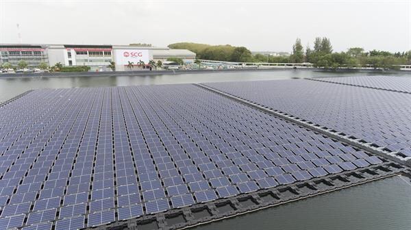 เอสซีจีโชว์นวัตกรรมโซล่าร์ฟาร์มลอยน้ำ ในงานประชุมพลังงานสะอาดแห่งเอเชีย ประเทศสิงคโปร์