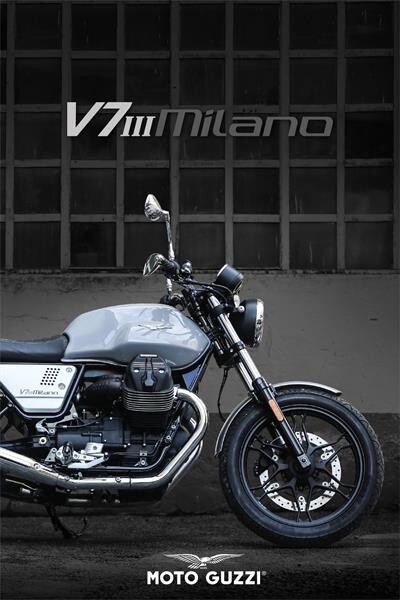 เตรียมสัมผัสความตื่นเต้นแห่งการขับขี่ครั้งใหม่ด้วยโมเดลรุ่นพิเศษล่าสุด “Moto Guzzi V7 III Milano” สุดยอดมอเตอร์ไซค์อิตาเลี่ยนคลาสสิคระดับตำนาน หนึ่งในรุ่นฉลองครบรอบ 50 ปีของตระกูล V7 ในงานมอเตอร์เอ็กซ์โป ครั้งที่ 35