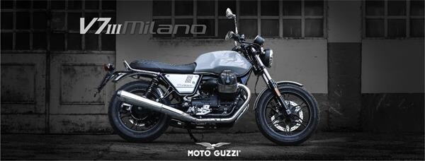 เตรียมสัมผัสความตื่นเต้นแห่งการขับขี่ครั้งใหม่ด้วยโมเดลรุ่นพิเศษล่าสุด “Moto Guzzi V7 III Milano” สุดยอดมอเตอร์ไซค์อิตาเลี่ยนคลาสสิคระดับตำนาน หนึ่งในรุ่นฉลองครบรอบ 50 ปีของตระกูล V7 ในงานมอเตอร์เอ็กซ์โป ครั้งที่ 35