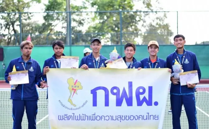 ภาพข่าว: ทีมเทนนิสนนทบุรี คว้าเหรียญเงิน