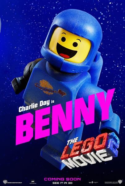 Movie Guide: ถึงเวลาของ "เมทัลเบียร์ด" และ "เบนนี่" ฉายเดี่ยวบ้าง กับ 2 โปสเตอร์คาแรคเตอร์ "The LEGO Movie 2"