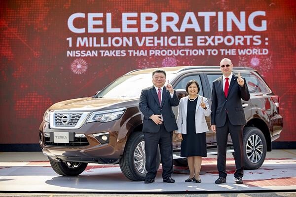 นิสสัน ประเทศไทย ฉลองความสำเร็จในการผลิตรถยนต์เพื่อการส่งออกรถยนต์ครบ 1 ล้านคัน
