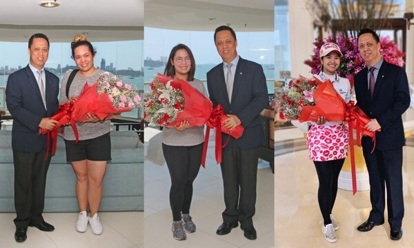 โรงแรมดุสิตธานี พัทยา ให้การต้อนรับโปรกอล์ฟหญิงชาวไทยร่วมการแข่งขัน ฮอนด้า แอลพีจีเอ ไทยแลนด์ 2019