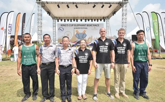 ภาพข่าว: กลุ่มโรงแรมอนันตราเปิดงานแข่งขันเรือยาวช้างไทยชิงถ้วยพระราชทานฯ