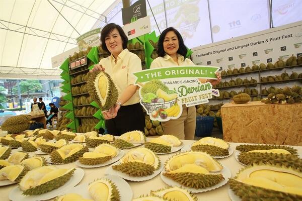 ท็อปส์ จัดบิ๊กอีเว้นเสิร์ฟบุฟเฟ่ต์ทุเรียนกลางกรุง  “The Original Thailand’s Amazing Durian and Fruit Fest 2019” ต้นตำรับเทศกาลบุฟเฟ่ต์ทุเรียนและสุดยอดผลไม้ไทยที่ใหญ่ที่สุดในประเทศไทย