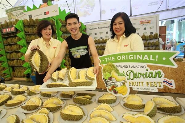 ท็อปส์ จัดบิ๊กอีเว้นเสิร์ฟบุฟเฟ่ต์ทุเรียนกลางกรุง  “The Original Thailand’s Amazing Durian and Fruit Fest 2019” ต้นตำรับเทศกาลบุฟเฟ่ต์ทุเรียนและสุดยอดผลไม้ไทยที่ใหญ่ที่สุดในประเทศไทย