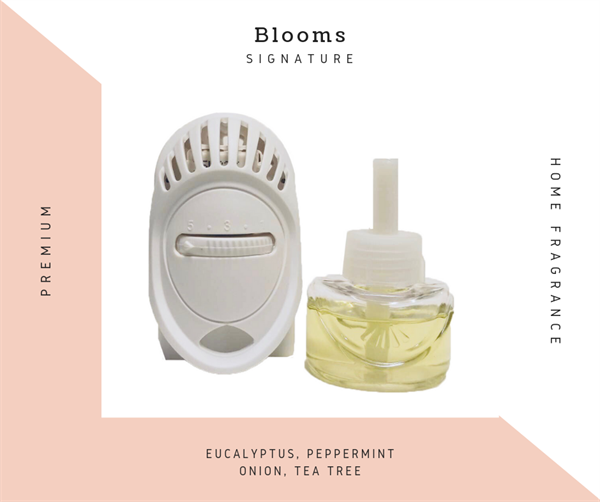Blooms เปิดตัวผลิตภัณฑ์ใหม่ “Blooms Home Fragrance”  “น้ำหอมเสียบปลั๊กในบ้าน” สารสกัดจากธรรมชาติ