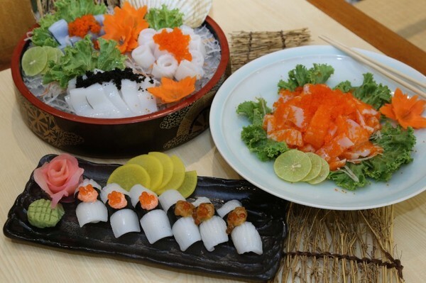 “ปลาหมึกญี่ปุ่น - ห้องอาหารญี่ปุ่นไดอิจิ”