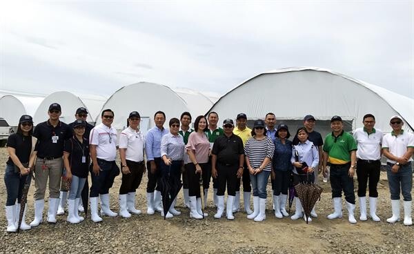ภาพข่าว: รัฐมนตรีว่าการกระทรวงเกษตรฟิลิปปินส์ และ เอกอัครราชทูตไทย ณ กรุงมะนิลา เยี่ยมชมฟาร์มกุ้งดาเวา
