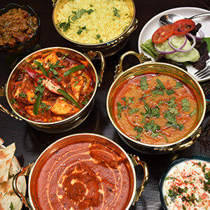 Curry on! Indian curry buffet.