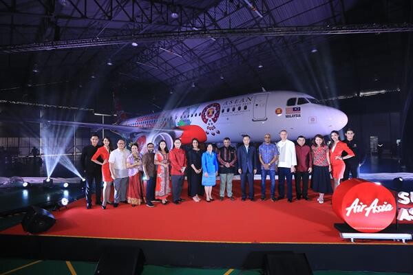 แอร์เอเชียเปิดตัวลายเครื่องบินธีม “Sustainable Asean” เฉลิมฉลองวันสถาปนาประชาคมอาเซียน