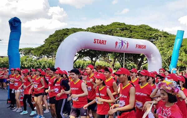 สายการบินไทยเวียตเจ็ทร่วมเป็นเจ้าภาพจัดงานวิ่งการกุศล APDI Walk & Run 2019 ครั้งที่ 1