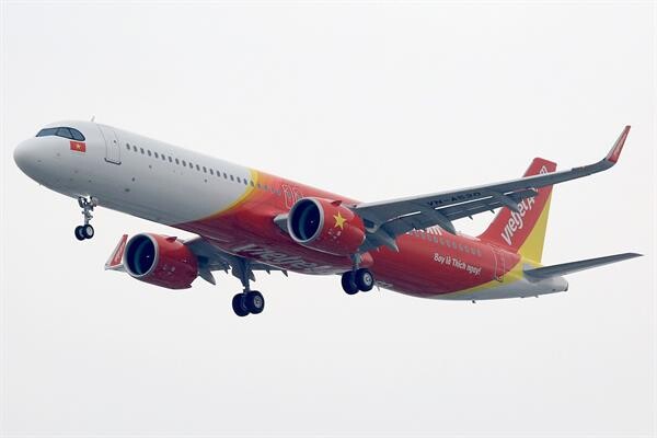 เวียตเจ็ทนำเครื่องบินแอร์บัสรุ่น A321neo ACF ขนาด 240 ที่นั่ง เพื่อให้บริการแก่ผู้โดยสารเป็นครั้งแรกของโลก