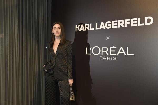 “ใหม่ ดาวิกา โฮร์เน่ ร่วมซีน เด้าท์เซ็น โครส์ (Doutzen Kroes)” Spokesperson ลอรีอัล ปารีส เมคอัพ ที่งาน Karl Lagerfeld Cocktail ที่ปารีส