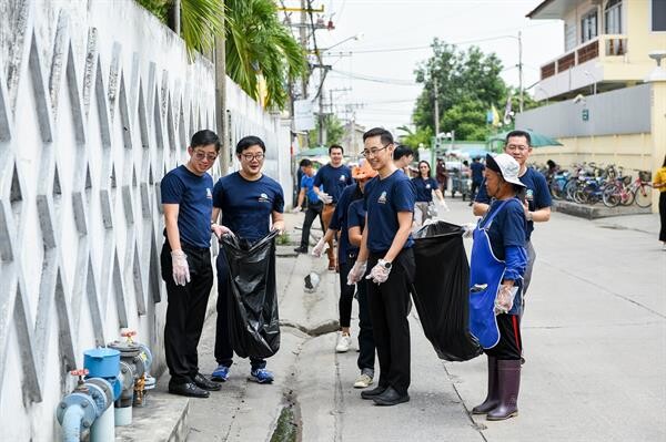 เบเยอร์นำทีมพนักงานร่วมกิจกรรม “ชุมชนสะอาด ตลาดน่ามอง” เสริมสร้างจิตอาสาองค์กร