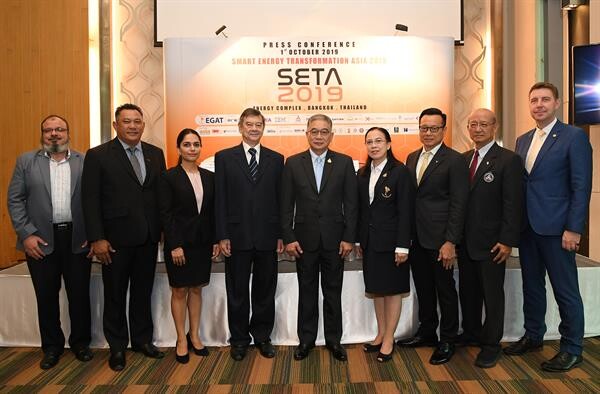 กระทรวงพลังงาน ผนึก 6 กระทรวง และบริษัท ด้อยซ์ เมซเซ่ จำกัด ประกาศจัดงาน SETA 2019 เดินหน้าสู่ปีที่ 4 ภายใต้แนวคิด “Integrated Sustainable Energy Solutions For Asia”